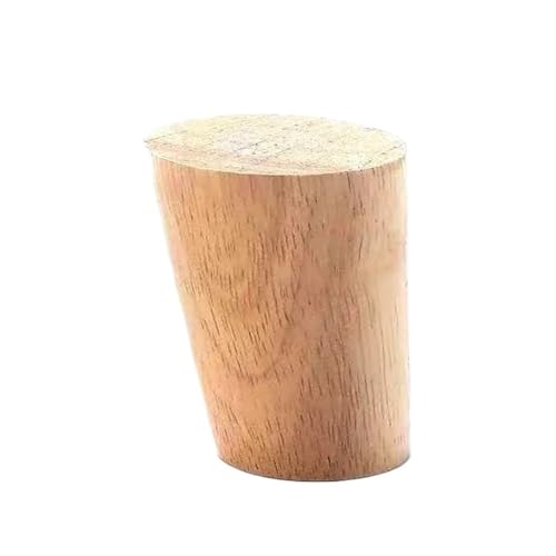 4-teiliges Set mit höhenverstellbaren Möbelbeinen aus Massivholz, schräge Kegel-Ersatzfüße for Sofa, Bett, Schrank, Tisch und Stuhl für Couch, Liegestuhl(B-8CM-4PCS) von HEUchuan