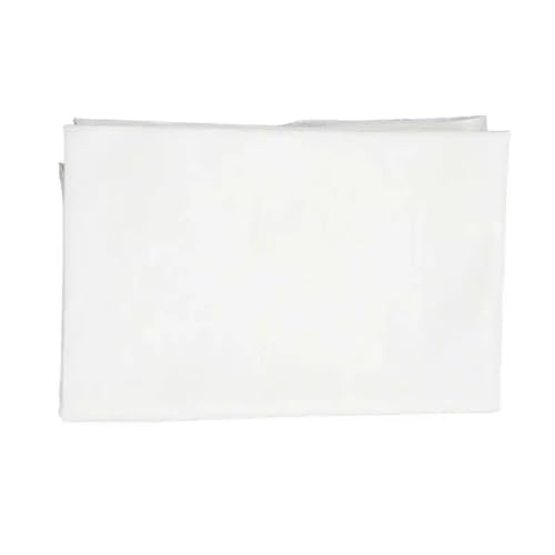 HEUchuan 1,7 m x 0,5 m Lautsprecher-Grilltuch, Stereo-Stoff, Lautsprecher-Netzstoff, Schutzhülle aus Stoff für Heimlautsprecher, Bühnenlautsprecher(1.7M x 0.5M,White) von HEUchuan
