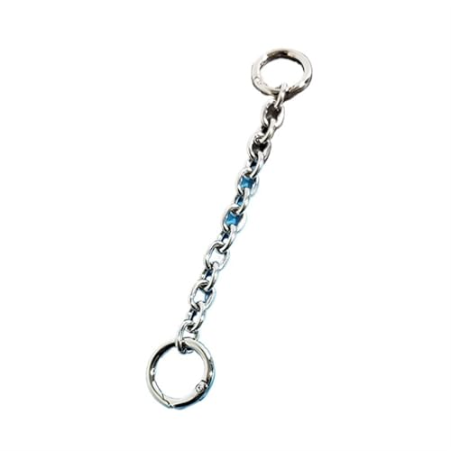 HEUchuan 15/20 cm Geldbörsenriemenverlängerung for Damen, Taschenzubehör, Kette, Handtaschengriff, Ersatz für Schulter Crossbody Bag(A2 Silver,15cm) von HEUchuan