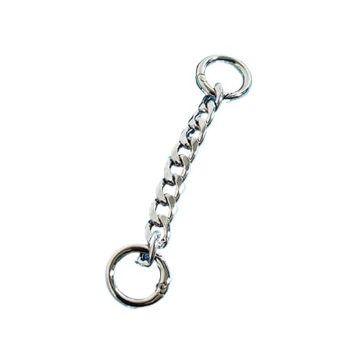 HEUchuan 15/20 cm Kurze Kette Handtasche Griff Tasche Verlängerung Kette DIY Tasche Zubehör Langlebig Geldbörse Strap Extender Dekoration Ketten für Schulter Crossbody Bag(B2 Silver,15cm) von HEUchuan