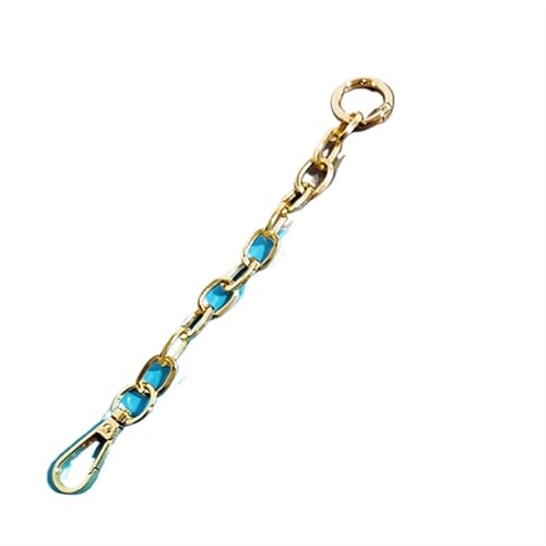 HEUchuan 15/20 cm Kurze Kette Handtasche Griff Tasche Verlängerung Kette DIY Tasche Zubehör Langlebig Geldbörse Strap Extender Dekoration Ketten für Schulter Crossbody Bag(C1 Gold,20cm) von HEUchuan