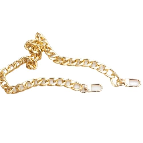 HEUchuan 30/60/100 cm Metall Taschen Kette Geldbörse Schnallen Frauen Schulter Gurt for Taschen Ersetzen Crossbody Kette DIY alle-Spiel Tasche Zubehör für Schulter Crossbody Bag(Gold,30cm) von HEUchuan