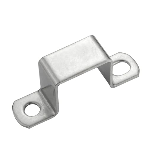 HEUchuan 304 Edelstahl verdickt quadratisch rechteckig M-förmigen Pferderücken Rohr Sattel Klemme Schnalle Hoop für Wasserrohre, Gasrohre Kabelbefestigung(Dia30x30(2pcs)) von HEUchuan