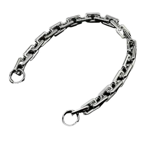 HEUchuan 60 cm Silber vergoldet Acryl Geldbörse Kettenriemen Handtaschengriffe DIY Geldbörse Ersatzkette for Umhängetasche Handtaschen Riemen für Schulter Crossbody Bag(60cm Silver) von HEUchuan