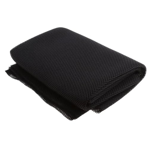 HEUchuan Lautsprecher-Gitterstoff, Stereo-Stoff, Lautsprecher-Netzstoff, 1,4 m x 0,5 m für Heimlautsprecher, Bühnenlautsprecher(Black) von HEUchuan