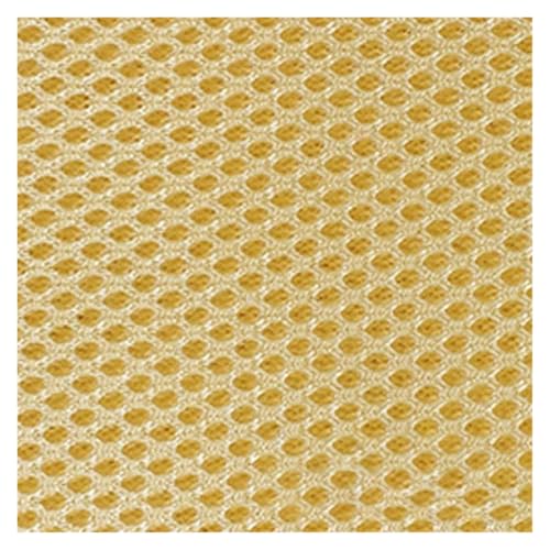 HEUchuan Lautsprecher-Netzstoff, schalldichte Netzabdeckung, Stereo-Stoff-Grill, Radio-Akustikfilter, schützend für Heimlautsprecher, Bühnenlautsprecher(Beige) von HEUchuan