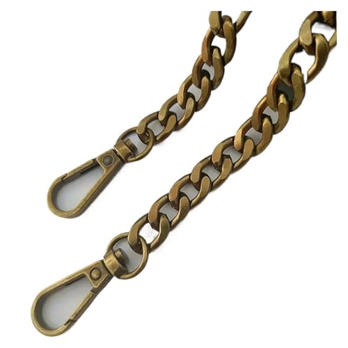 HEUchuan Metall-Aluminium-Ersatz-Taschenketten-Teile-Zubehör for handgewebte, handgefertigte DIY-Werkstatt-Studio-abnehmbare Riemen für Schulter Crossbody Bag(Bronze,120cm) von HEUchuan