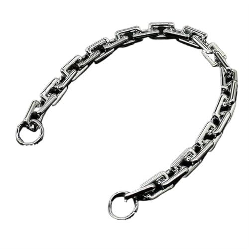 HEUchuan Silber Gold 40 60 cm Acryl Geldbörse Kettenriemen Handtaschengriffe DIY Geldbörse Ersatzkette for Schultertasche Handtaschen Riemen für Schulter Crossbody Bag(60cm Silver) von HEUchuan