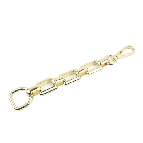 HEUchuan Taschenverlängerungskette, Geldbörsenkette, Schulter-Crossbody-Gurt, Griffe, Taschenzubehör, Handtasche, DIY-Ersatzketten, Charm-Dekoration für Schulter Crossbody Bag(Gold) von HEUchuan