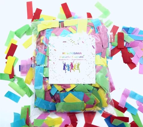 Buntes Seidenpapier-Konfetti Buntes Seidenpapier-Konfetti von HEVIDUBANA