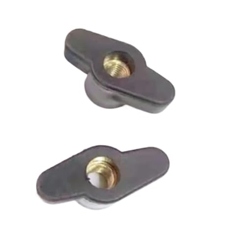 5-10 teile/los M4 M5 M6 M8 25# 36# S typ Pflaume Bakelit Hand Festziehen Muttern Schwarz kunststoff Daumen mutter Klemm Knopf Manuelle Mutter(S36 through 5pcs,M6) von HEXHUASR