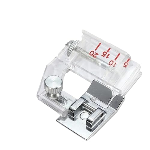HEXHUASR 1 stücke Einstellbare Schrägband Bindung Fuß Snap Auf Nähfuß for Nähmaschine Zubehör 5BB5732 HEXHUASR 1 stücke Einstellbare Schrägband Bindung Fuß Snap Auf Nähfuß for Nähmaschine Zubehör 5BB5732 von HEXHUASR