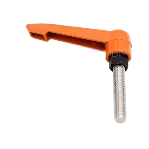 HEXHUASR 1 stücke edelstahl schraube 1 stück M5 M6 M8 M10 M12 M16 Einstellbare Griff Hebel Spann Griffe Gewinde Metall Knopf maschinen Werkzeuge(M8_L50) von HEXHUASR