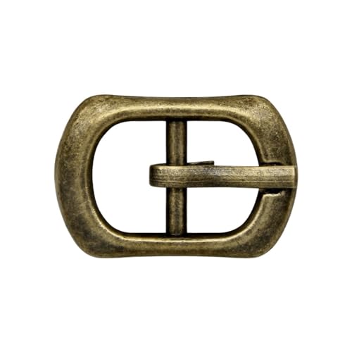 HEXHUASR 30 Stück 10 mm kleine Metall-Dornschnallen aus Silber, Gold und Bronze for Schuhe, Gürtel, Bekleidungszubehör, Puppe, DIY, Handwerk, Handarbeit, Nähen(Bronze703) von HEXHUASR