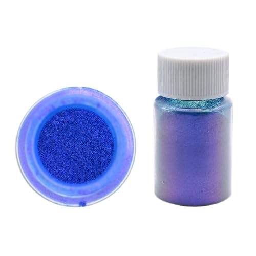 HEXHUASR Chamäleonpulver, 20 Farben, Shift-Glimmerpulver for Epoxidharz, Perlpigmentpulver zur Seifenherstellung, Kosmetik, Nagellack(FA154-3) von HEXHUASR