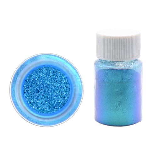 HEXHUASR Chamäleonpulver, 20 Farben, Shift-Glimmerpulver for Epoxidharz, Perlpigmentpulver zur Seifenherstellung, Kosmetik, Nagellack(FA154-6) von HEXHUASR
