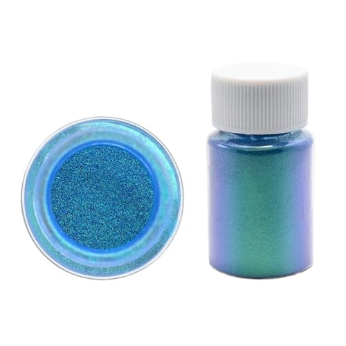 HEXHUASR Chamäleonpulver, 20 Farben, Shift-Glimmerpulver for Epoxidharz, Perlpigmentpulver zur Seifenherstellung, Kosmetik, Nagellack(FA154-7) von HEXHUASR
