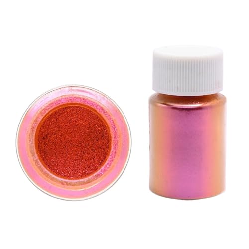 HEXHUASR Chamäleonpulver, 20 Farben, Shift-Glimmerpulver for Epoxidharz, Perlpigmentpulver zur Seifenherstellung, Kosmetik, Nagellack(FA155-4) von HEXHUASR