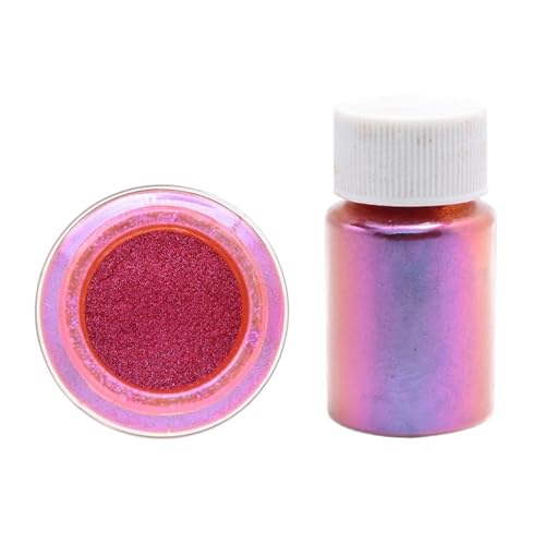HEXHUASR Chamäleonpulver, 20 Farben, Shift-Glimmerpulver for Epoxidharz, Perlpigmentpulver zur Seifenherstellung, Kosmetik, Nagellack(FA155-6) von HEXHUASR