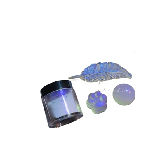 HEXHUASR Chamäleonpulver, 20 Farben, Shift-Glimmerpulver for Epoxidharz, Perlpigmentpulver zur Seifenherstellung, Kosmetik, Nagellack(FA159-07) von HEXHUASR