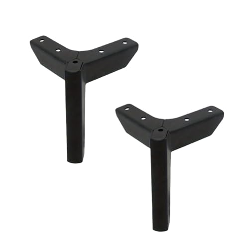 HEXHUASR Möbelbeine aus Metall, Mattes Finish, robuste Stütze for Bett, Beistelltisch, Schrank, modernes Flugzeugfuß-Design(2PCS Airplane feet) von HEXHUASR