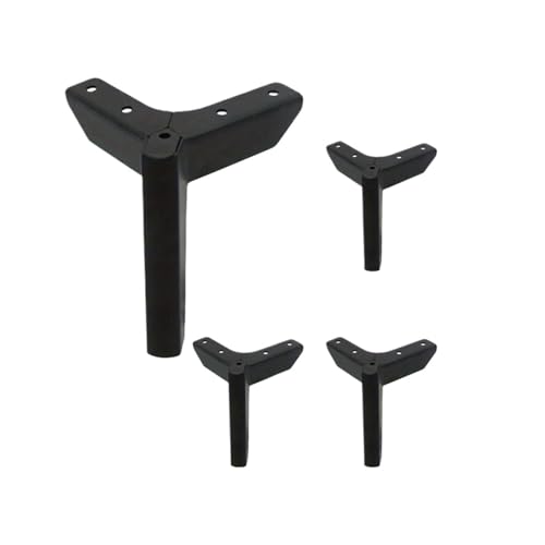 HEXHUASR Möbelbeine aus Metall, Mattes Finish, robuste Stütze for Bett, Beistelltisch, Schrank, modernes Flugzeugfuß-Design(4PCS Airplane feet) von HEXHUASR