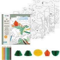 HEYDA 3D Dinosaurier Malset farbsortiert, 1 St. HEYDA 3D Dinosaurier Malset farbsortiert, 1 St. von HEYDA