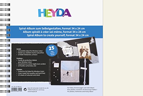 HEYDA Scrapbook-Album, 240 x 340 mm, champagner VE = 1 von Heyda