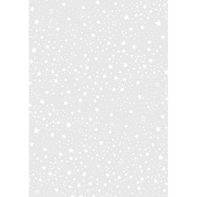 Transparentpapier Sterne weiß 50x70cm 115g/m² von HEYDA