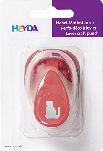 Heyda 203687459 Motivstanzer, klein Motivgröße: ca. 1, 7 cm, Motiv: Katze Heyda 203687459 Motivstanzer, klein Motivgröße: ca. 1, 7 cm, Motiv: Katze von Heyda