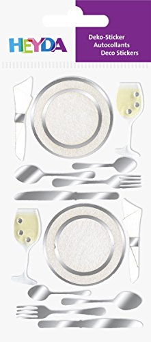 Heyda 203780657 Stick-On's Mix, Motiv: Dinner Party von Heyda