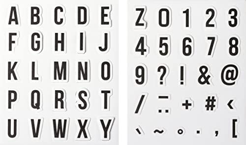 Heyda Stempel-Set „Buchstaben & Zahlen 2“ weiß von Heyda