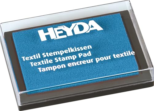 Heyda Stempelkissen Textil himmelblau von Heyda