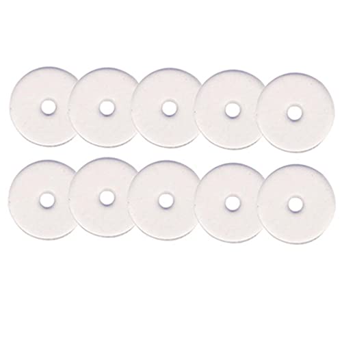 HEYXI Silikon-Discs 10 Stück Healing Silikon Piercing Discs für die Back Ohrringe Transparent Disc Pads für Ohrringe Fixing von HEYXI