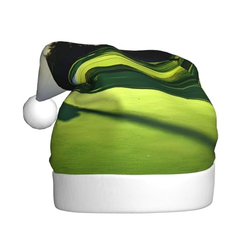 Golfplatz-Weihnachtsmannmütze, Weihnachtsmütze, Weihnachtsmütze, Strickmütze, Mütze für Erwachsene, Damen und Herren Golfplatz-Weihnachtsmannmütze, Weihnachtsmütze, Weihnachtsmütze, Strickmütze, Mütze für Erwachsene, Damen und Herren von HFDERW
