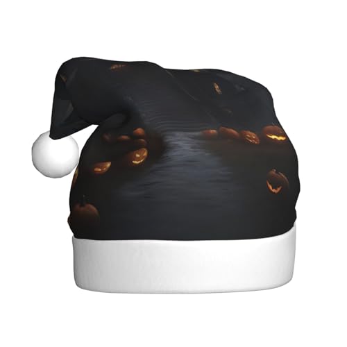 Halloween-Gothic-Mütze, Weihnachtsmannmütze, Weihnachtsmütze, Strickmütze, Mütze für Erwachsene, Damen und Herren von HFDERW