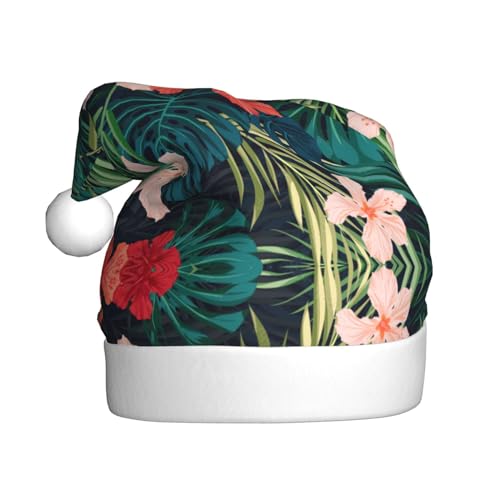 Sommer-Hawaii-Weihnachtsmannmütze, Weihnachtsmütze, Weihnachtsmütze, Strickmütze, Mütze für Erwachsene, Damen und Herren von HFDERW