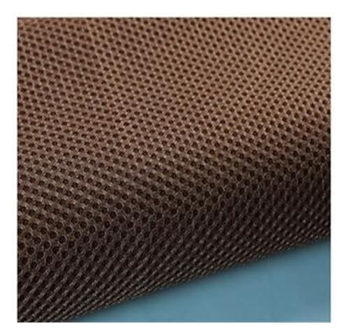 HFGDRH Lautsprechergitterstoff, Lautsprecher-Netzstoffe for Stereo-Resonanzkörper, dick, atmungsaktiv, 155 cm breit, 185 g/m², 2 mm dick(Coffee,100CMX150CM_180 GSM) von HFGDRH