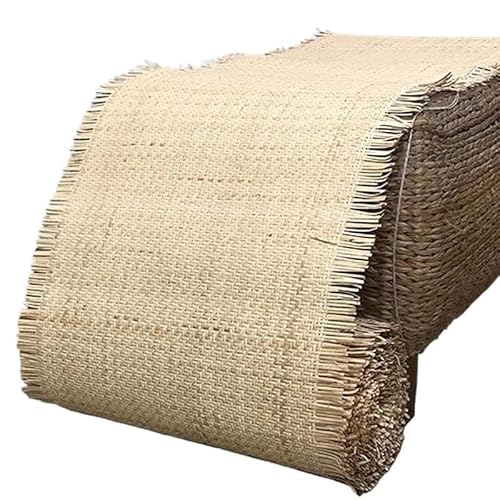 HFGDRH Natürliches Rattanband,PE Rattan Gurtband 35cm Breite Möbel Rohr Gurtband Decor Natürliche Rattan Rolle Stuhl Decke Schrank Reparatur DIY Material(0.7 Meters) von HFGDRH