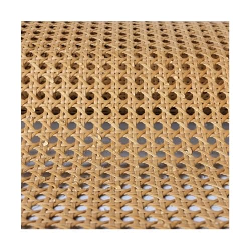 HFGDRH Natürliches Rattanband,PE Rattan Gurtband 40-55 cm Breite Gelb PE Kunststoff Rattan Gurtband Rolle Rohr Korbweide Blatt for Stuhl Tisch Möbel DIY Reparatur Material(Coffee,45cm x 1 Meter) von HFGDRH