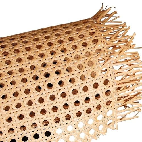 HFGDRH Natürliches Rattanband,PE Rattan Gurtband 40-55cm Breite Kunststoff Gurtband Rattan Rolle Wand Dekoration Möbel Reparatur Stuhl Tisch Langlebig wasserdichte Material(50x100cm) von HFGDRH
