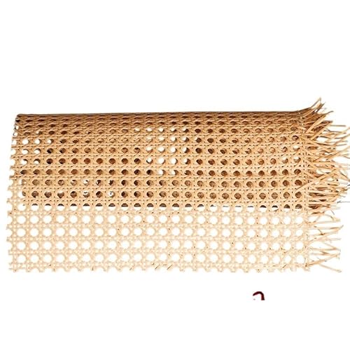 HFGDRH Natürliches Rattanband,PE Rattan Gurtband 40 cm Breite Kaffee PE Kunststoff Rattan Gurtband Rolle Cane Wicker Blatt for Stuhl Tisch Möbel DIY Reparatur Material(Primary Color,40x150cm) von HFGDRH