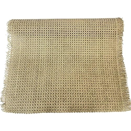 HFGDRH Natürliches Rattanband,PE Rattan Gurtband 45 cm Kunststoff Rattan Cane Gurtband Rolle Wicker Blatt Outdoor Stuhl Tisch Möbel Reparatur Material(Willow Wood Color,45x30cm) von HFGDRH
