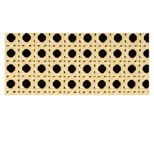 HFGDRH Natürliches Rattanband,PE Rattan Gurtband Gelb Kaffee Primäre Farbe Vinyl Cane Gurtband Wicker Grid Rattan Rolle Weben Material for Stuhl Schrank Möbel Dekor Heißer(Yellow,30x50cm) von HFGDRH