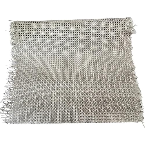 HFGDRH Natürliches Rattanband,PE Rattan Gurtband Kunststoff Rattan Cane Gurtband Rolle Wicker Blatt Outdoor Stuhl Tisch Möbel Reparatur Material(45cm x 1meter) von HFGDRH