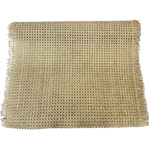 HFGDRH Natürliches Rattanband,PE Rattan Gurtband Kunststoff Rattan Cane Gurtband Rolle Wicker Blatt Outdoor Stuhl Tisch Möbel Reparatur Material(Willow Wood Color,45x60cm) von HFGDRH