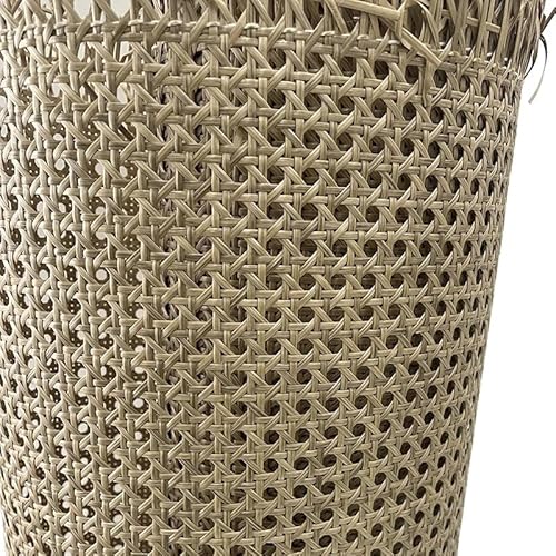 HFGDRH Natürliches Rattanband,PE Rattan Gurtband Kunststoff Rattan Rohr Stuhl Tisch Möbel Reparatur Material Gurtband Rolle Wicker(Willow Wood 40cm,Length 100cm) von HFGDRH