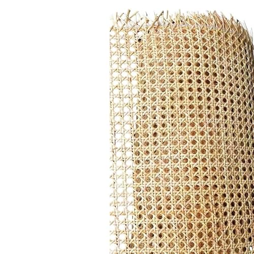 HFGDRH Natürliches Rattanband,PE Rattan Gurtband Rattan Wicker Cane Gurtband Rolle Möbel Stuhl Tisch Reparatur Material Schrank Tür Decke Wand Dekor(Original,40x70cm) von HFGDRH
