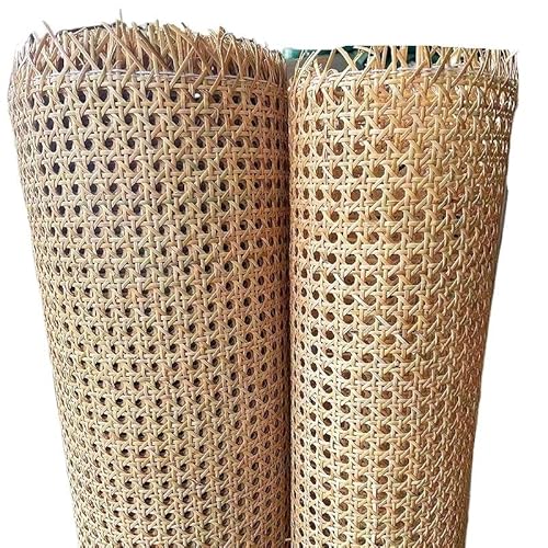HFGDRH Natürliches Rattanband,PE Rattan Gurtband Rattan Wicker Cane Gurtband Rolle Möbel Stuhl Tisch Reparatur Material Schrank Tür Decke Wand Dekor(Original Green,40x30cm) von HFGDRH