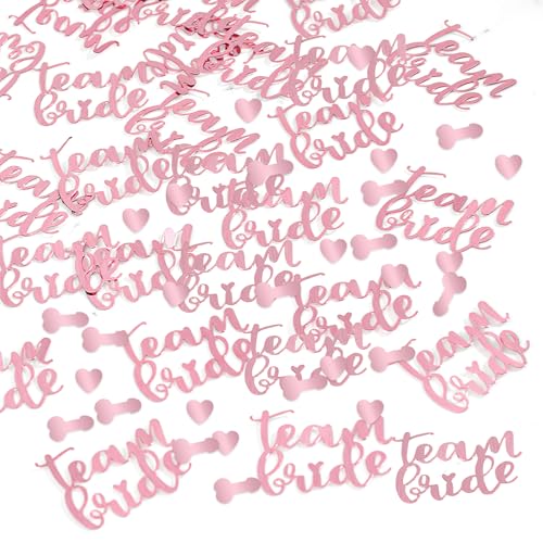 Junggesellinnenabschied-Konfetti, Junggesellinnenabschied-Dekorationen, 30 g, rotgoldenes Hochzeitstischkonfetti, Team-Bride to Be, Hochzeitsfeier, Nachtzubehör, Brautparty, Junggesellinnenabschied Junggesellinnenabschied-Konfetti, Junggesellinnenabschied-Dekorationen, 30 g, rotgoldenes Hochzeitstischkonfetti, Team-Bride to Be, Hochzeitsfeier, Nachtzubehör, Brautparty, Junggesellinnenabschied von HFMYGS